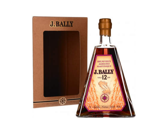 J. Bally 12 ans Pyramide Rhum vieux Martinique - La Cave du Vigneron Toulon