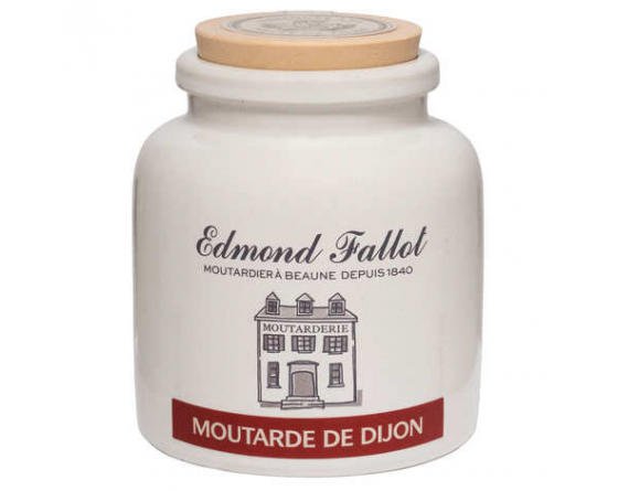 Moutarde de Dijon Edmond Fallot pot en grès - La Cave du Vigneron Toulon