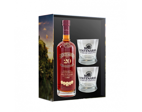 achat Rhum ANGOSTURA 1919 70 cl Coffret Cadeau + 2 verres