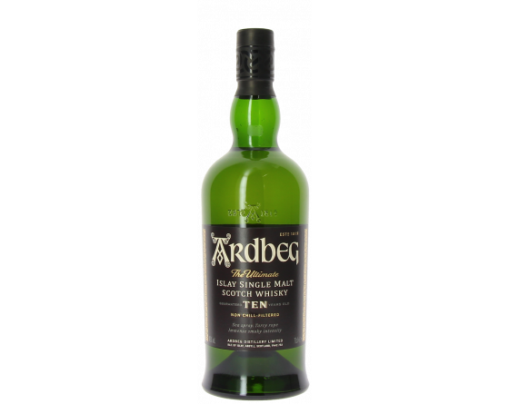 Ardbeg 10 ans - Islay Single Malt Scotch Whisky - La Cave du Vigneron Toulon