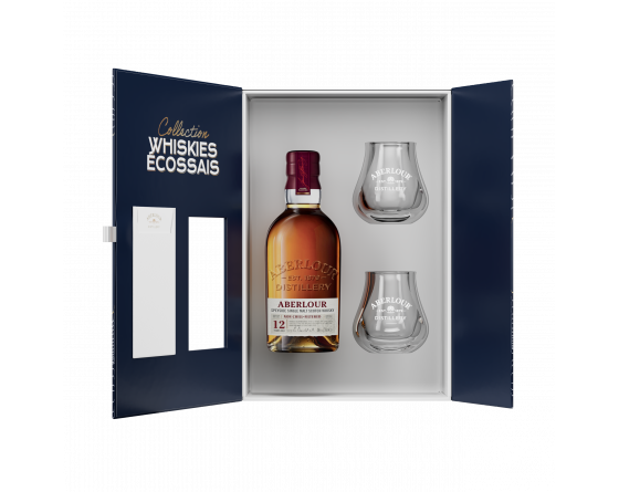 Aberlour 12 ans - Coffret + 2 verres - Cave du Vigneron Toulon