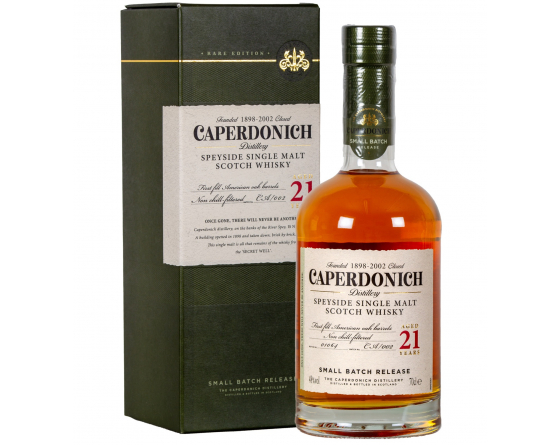 Caperdonich 21 ans Speyside Single Malt Scotch Whisky - La Cave du Vigneron Toulon