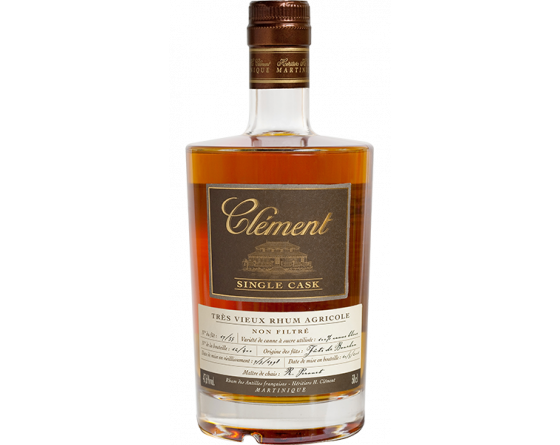 Rhum Clément single cask - Rhum agricole vieux de Martinique - Cave du  Vigneron Toulon