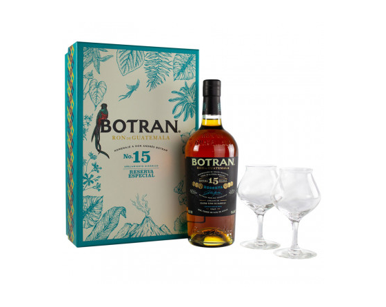 Botran Solera 15 Coffret 2 verres - La Cave du Vigneron Toulon