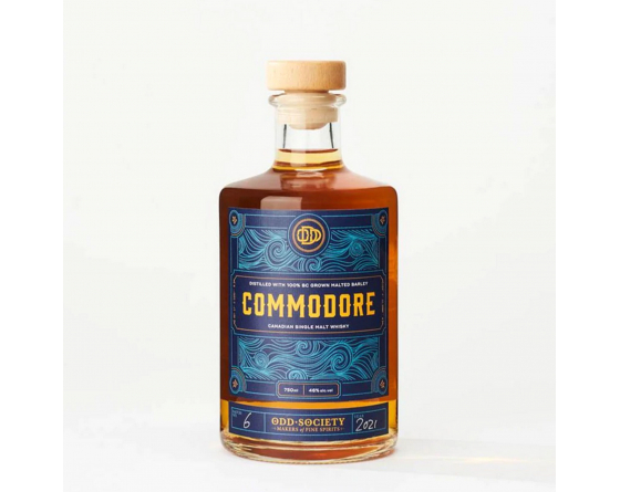 Odd Society Commodore - Single Malt Whisky Canada - La Cave du Vigneron Toulon