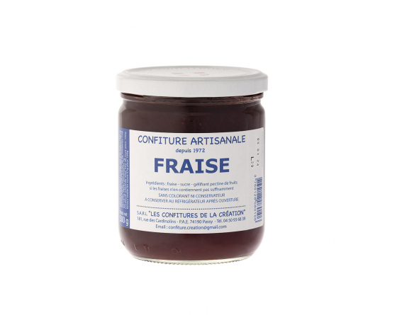 Confiture Artisanale Fraise - La Cave du Vigneron Toulon