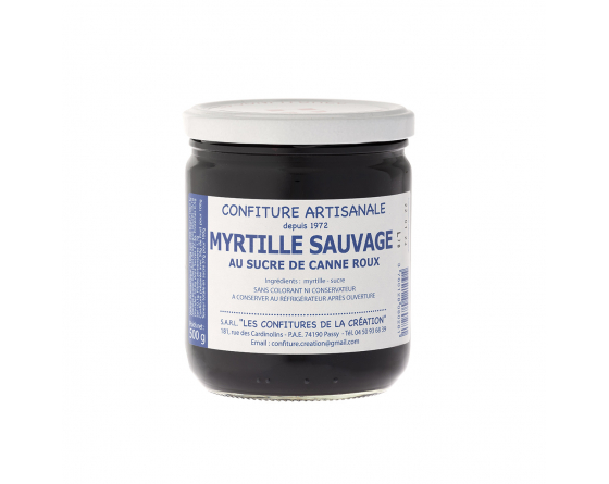 Confiture Artisanale Myrtille Sauvage - La Cave du Vigneron Toulon