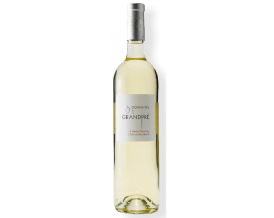 Domaine de Grandpré - Favorite Côtes de Provence blanc - La Cave du Vigneron Toulon