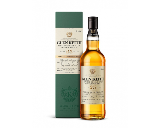Glen Keith 25 ans Speyside Single Malt Scotch Whisky - La Cave du Vigneron Toulon