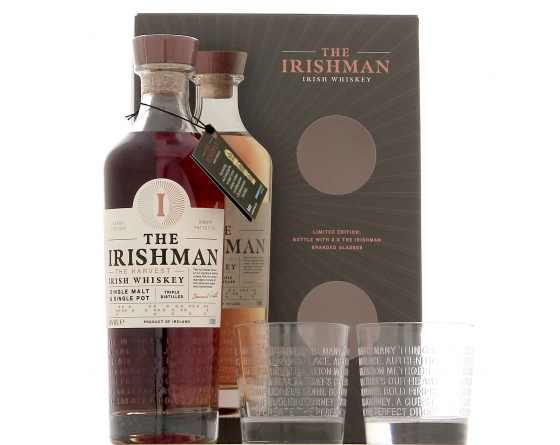 Irishman The Harvest Coffret 2 verres - La Cave du Vigneron Toulon