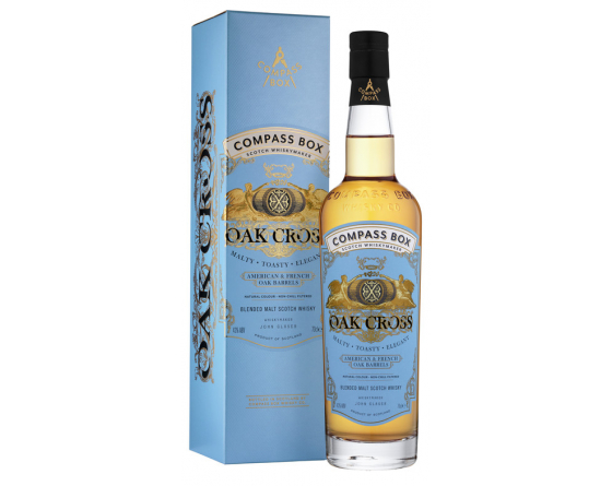 Whisky Oak Cross - Compass Box - La Cave du Vigneron Toulon