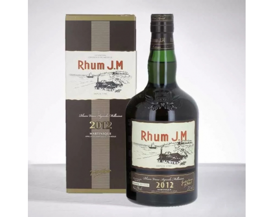 Rhum J.M. - Rhum hors d'âge brut de fût millésime 2012 - La Cave du Vigneron Toulon