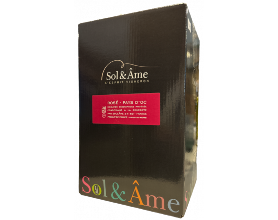 Sol & Âme - Bag in Box 5 litres rosé - La Cave du Vigneron Toulon