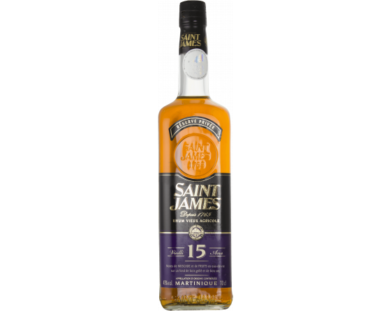 Saint James 15 ans - Rhum de Martinique - La Cave du Vigneron Toulon