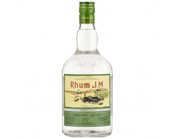 Rhum JM - Rhum blanc agricole de Martinique 50° - La Cave du Vigneron Toulon