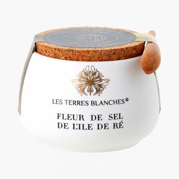 Fleur de sel de l'Ile de Ré - Les Terres Blanches - 100g