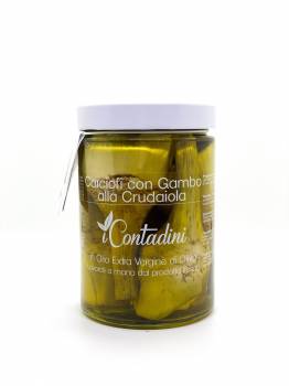 Artichauts Alla Crudaiola avec tige - Contadini