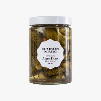 Cornichons Français Aigre-Doux - Maison Marc - 310gr