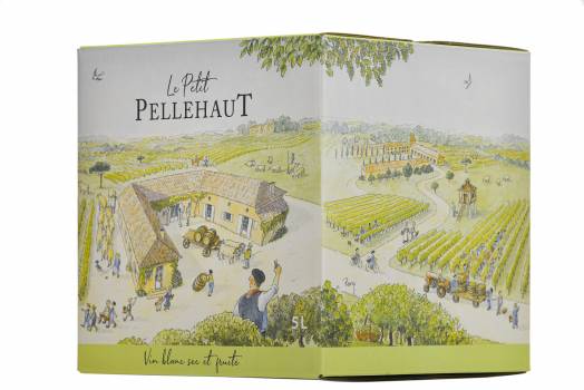 Petit Pellehaut - Blanc sec et fruité - IGP Côtes de Gascogne - BIB 5 litres