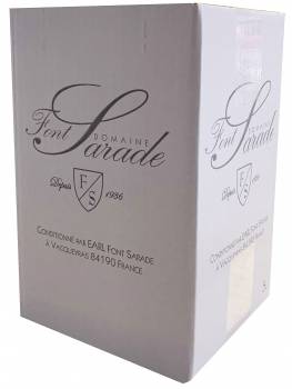 Domaine Font Sarade - Vin de France rouge - BIB 5 litres