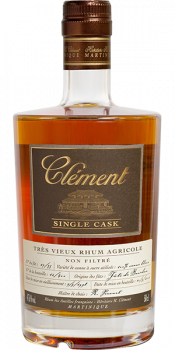 Clément single cask non filtré - Rhum agricole vieux de Martinique