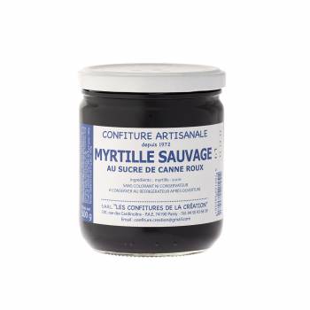 Confiture Artisanale Myrtille Sauvage - Les Confitures de La Création