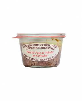 Pâté de Foie de volaille au Calvados - Conserverie St Christophe