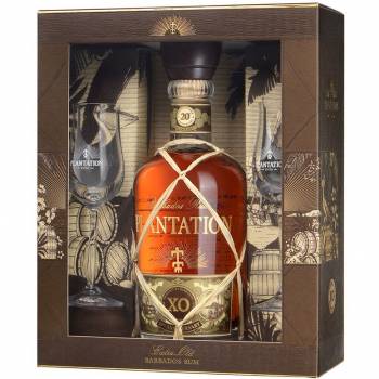 Plantation Rum XO 20th Anniversary - Coffret 2 verres - Rhum très vieux de la Barbade