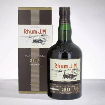 Rhum J.M. - Millésime 2012 - Rhum hors d'âge de Martinique