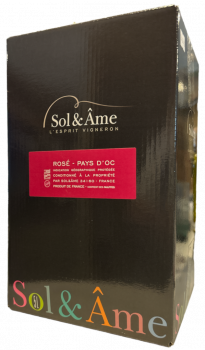 Sol & Âme - IGP Pays d'Oc rosé - BIB 5 litres