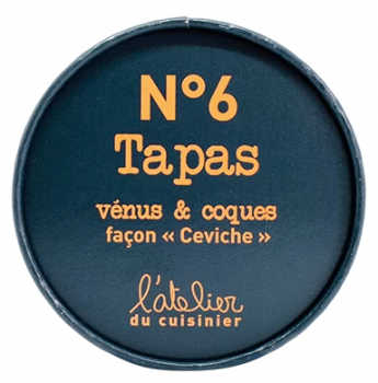 Tapas N°6 - Venus & Coques en ceviche - L'Atelier du Cuisinier