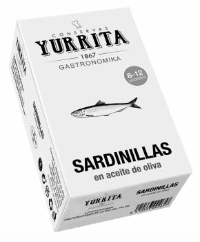 Petites sardines à l'huile d'olive - Yurrita