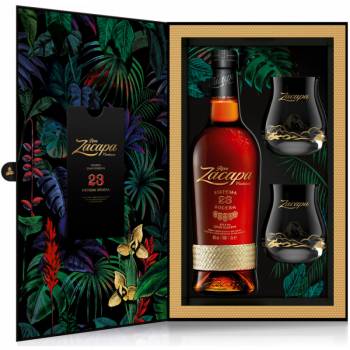 Zacapa 23 Solera - Rhum vieux du Guatemala - Coffret 2 verres